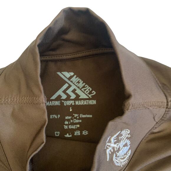 Marine Corps Marathon 2014 Men's Size L Long Sleeve Pullover T-Shirt - Picture 4 of 16